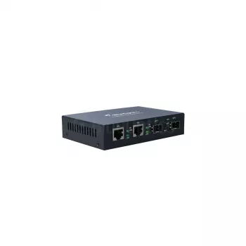 Tīkla multivides pārveidotājs BlueOptics BLMC003 1000 Mbit/s vienmoda melns