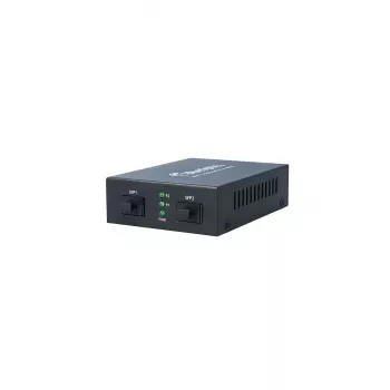 Tīkla multivides pārveidotājs BlueOptics BLMC004 1000 Mbit/s vienmoda melns