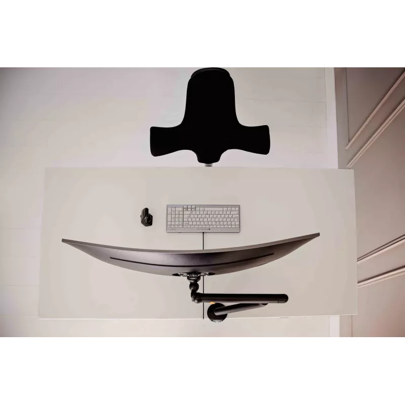 BakkerElkhuizen BE Flexible Single Black, Clamp, 10 kg, 43.2 cm (17 collas), 88.9 cm (35 collas), 100 x 100 mm, Melns