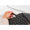 BakkerElkhuizen Goldtouch Travel Go2 Wired DE Qwertz, Mini, Vadu, USB, Šķērveida taustiņu slēdzis, QWERTZ, Melns