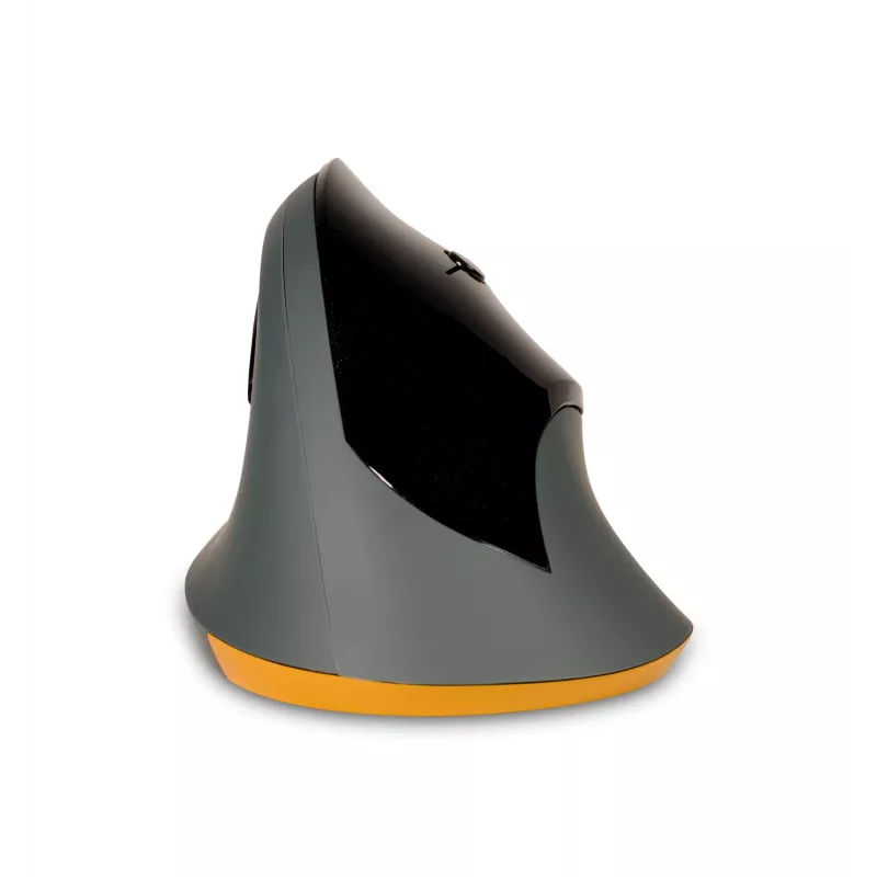 BakkerElkhuizen PRF Mouse Wireless tumši pelēks, labai rokai, vertikāls dizains, optiskais, RF bezvadu, 1600 DPI, melns, pelēks