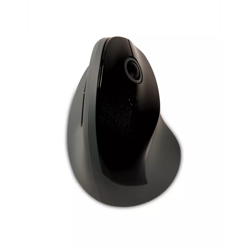 BakkerElkhuizen PRF Mouse Wireless tumši pelēks, labai rokai, vertikāls dizains, optiskais, RF bezvadu, 1600 DPI, melns, pelēks