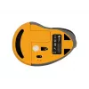 BakkerElkhuizen PRF Mouse Wireless tumši pelēks, labai rokai, vertikāls dizains, optiskais, RF bezvadu, 1600 DPI, melns, pelēks