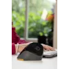 BakkerElkhuizen PRF Mouse Wireless tumši pelēks, labai rokai, vertikāls dizains, optiskais, RF bezvadu, 1600 DPI, melns, pelēks