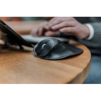 BakkerElkhuizen HandshoeMouse Shift Bluetooth pele Birojs Abpusēja Optiskā 1000 DPI