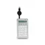 BakkerElkhuizen S-board 840 ciparu tastatūra, USB, PC, 1,2 m, gaiši pelēka, balta