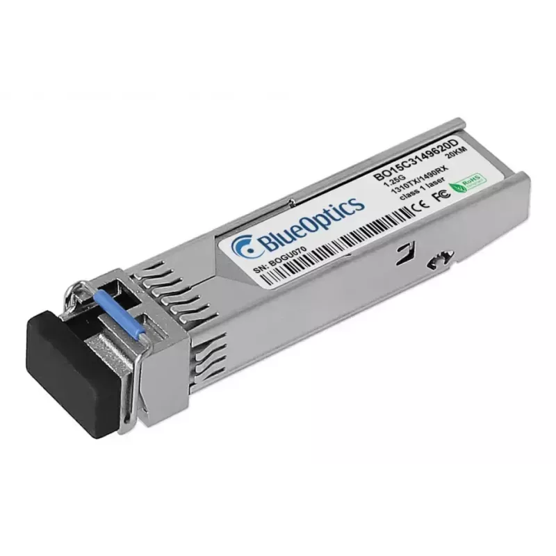 SFP raiduztvērēja modulis BlueOptics BO15C3149640DIN 1250 Mbit/s optiskā šķiedra