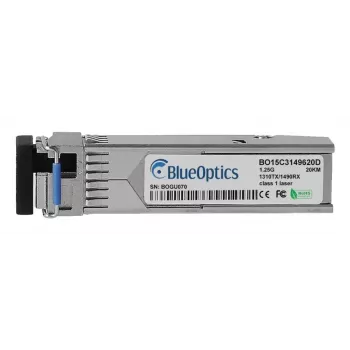 SFP raiduztvērēja modulis BlueOptics BO15C3149640DIN 1250 Mbit/s optiskā šķiedra