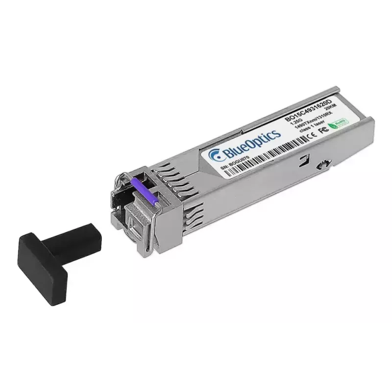 SFP raidītāja-uztvērēja modulis BlueOptics BO15C4931620DIN 1250 Mbit/s šķiedru optika