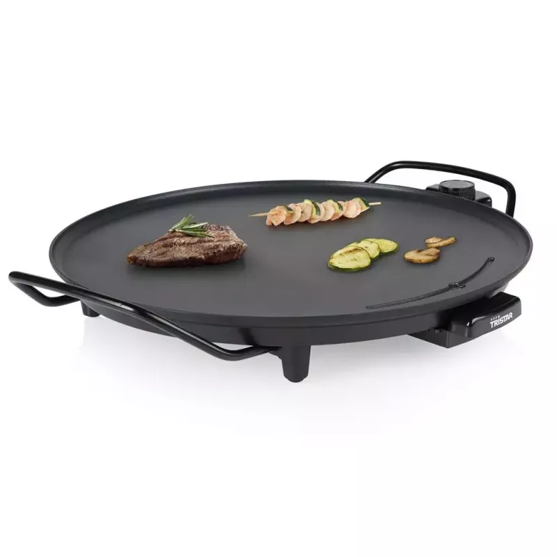 Tristar BP-2787 Circle Grill 2000W Melns Alumīnijs Apaļš