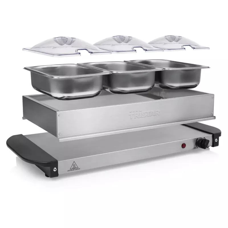 Bufetes sildītājs Tristar BP-6283 200W 4,2L Nerūsējošais tērauds