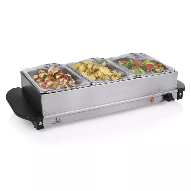 Bufetes sildītājs Tristar BP-6283 200W 4,2L Nerūsējošais tērauds