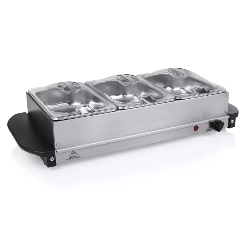 Bufetes sildītājs Tristar BP-6283 200W 4,2L Nerūsējošais tērauds