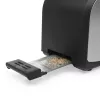 Tosteris Tristar BR-1046 4 šķēlēm Melns Nerūsējošais tērauds 1400W