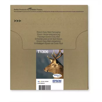 Daudzkrāsu tintes kasetņu komplekts Epson T1306 DURABrite Ultra 3 krāsas (ciāna, fuksīna, dzeltena) Augstas (XL) ietilpības, 3 gab.