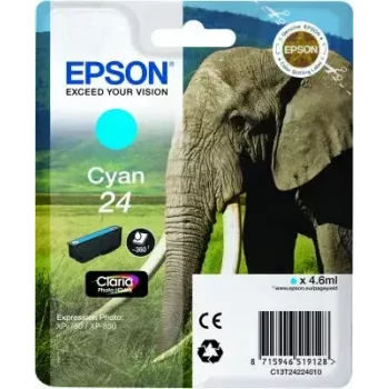 Epson Elephant Singlepack ciāna 24 Claria Photo HD Ink
