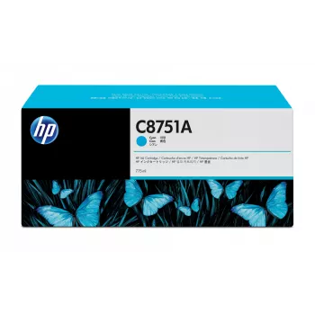 HP C8751A ciāna oriģinālā tintes kasetne 1 gab.