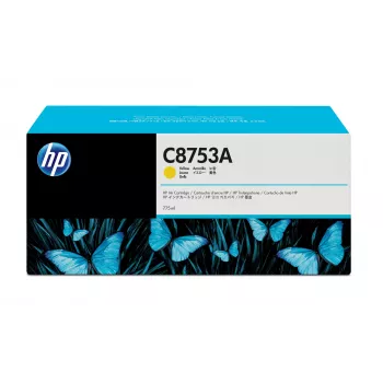 HP C8753A dzeltena oriģinālā tintes kasetne, 1 gab.