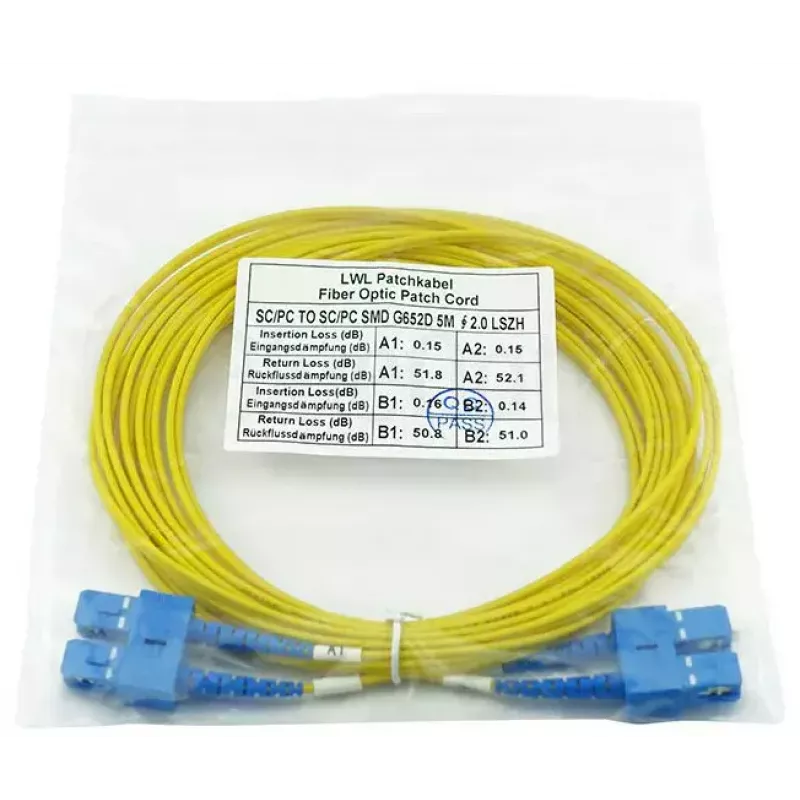 BlueOptics CAB-SMF-SC-SC-30 InfiniBand optiskās šķiedras kabelis 30 m SC SC