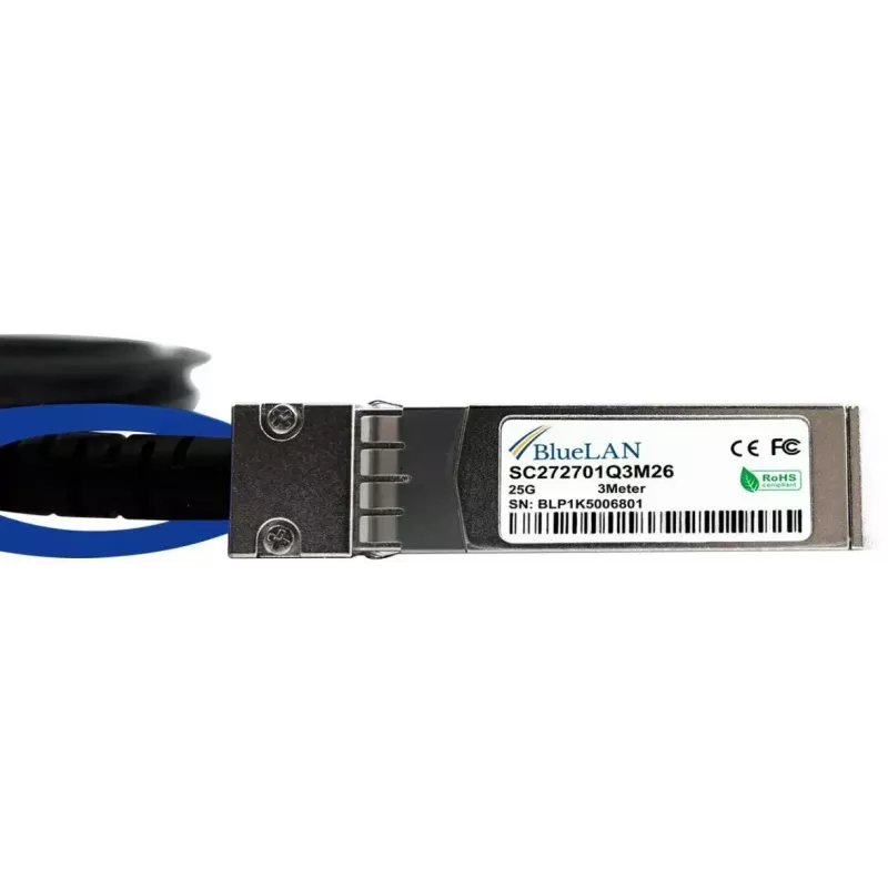 BlueOptics CAB-S-S-25G-50CM InfiniBand optiskās šķiedras kabelis 0,5 m SFP28