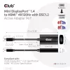 CLUB3D Mini DisplayPort 1.4 uz HDMI 4K120Hz ar DSC1.2 aktīvais adapteris M/F