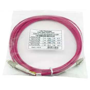 BlueOptics CBL-LC-OM4-15M-BO Dupleksais LC optiskās šķiedras kabelis 15m Vīrišķais/Vīrišķais