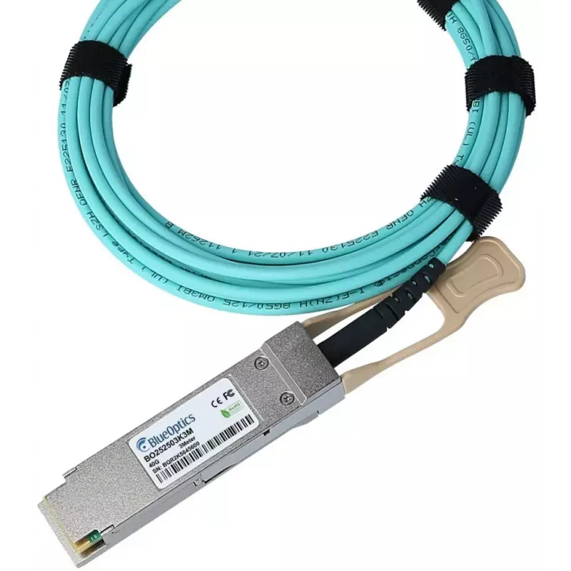 BlueOptics CBL-QSFP+AOC-7M-BO InfiniBand optiskās šķiedras kabelis 7 m Vīrišķais/Vīrišķais