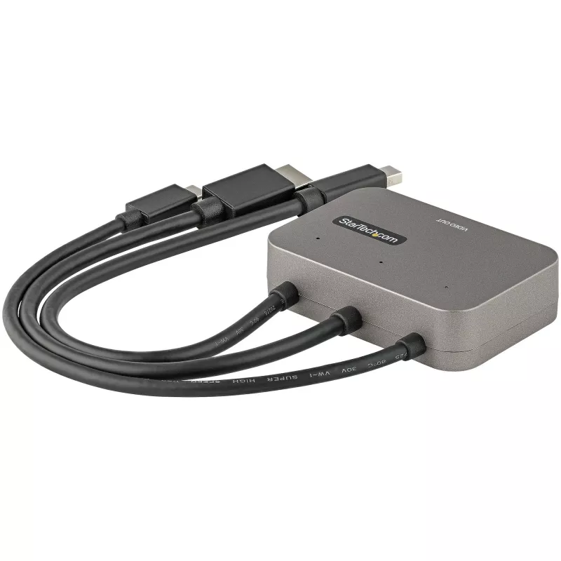 StarTech.com 3-in-1 Multiport uz HDMI adapteris - 4K 60Hz USB-C, HDMI vai Mini DisplayPort uz HDMI pārveidotājs konferenču telpai - Digitālais AV video adapteris HDMI monitora/displeja pievienošanai