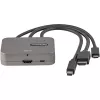 StarTech.com 3-in-1 Multiport uz HDMI adapteris - 4K 60Hz USB-C, HDMI vai Mini DisplayPort uz HDMI pārveidotājs konferenču telpai - Digitālais AV video adapteris HDMI monitora/displeja pievienošanai