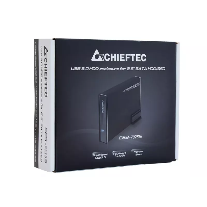 Chieftec CEB-7025S uzglabāšanas diska korpuss HDD/SSD korpuss 2,5 collu