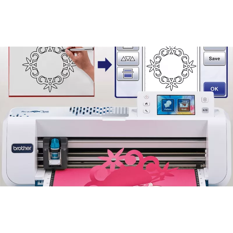Electronic Brother ScanNCut CM750 griešanas platums 29.7 cm LCD displejs