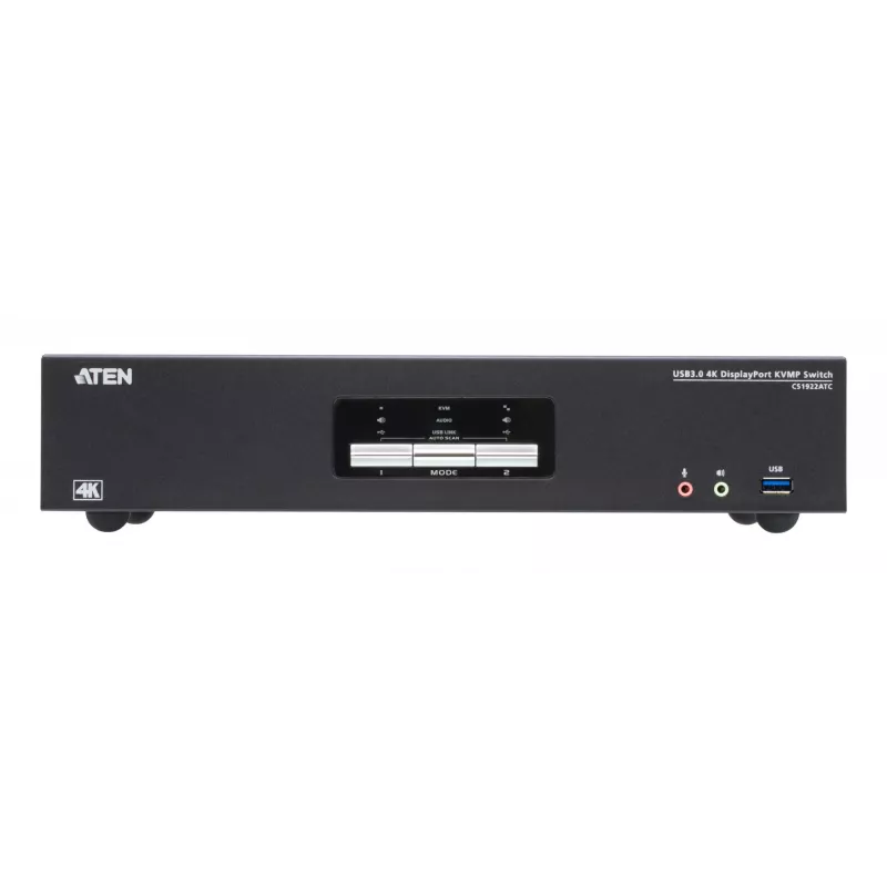KVM slēdzis ATEN CS1922ATC USB DisplayPort 4K Ultra HD