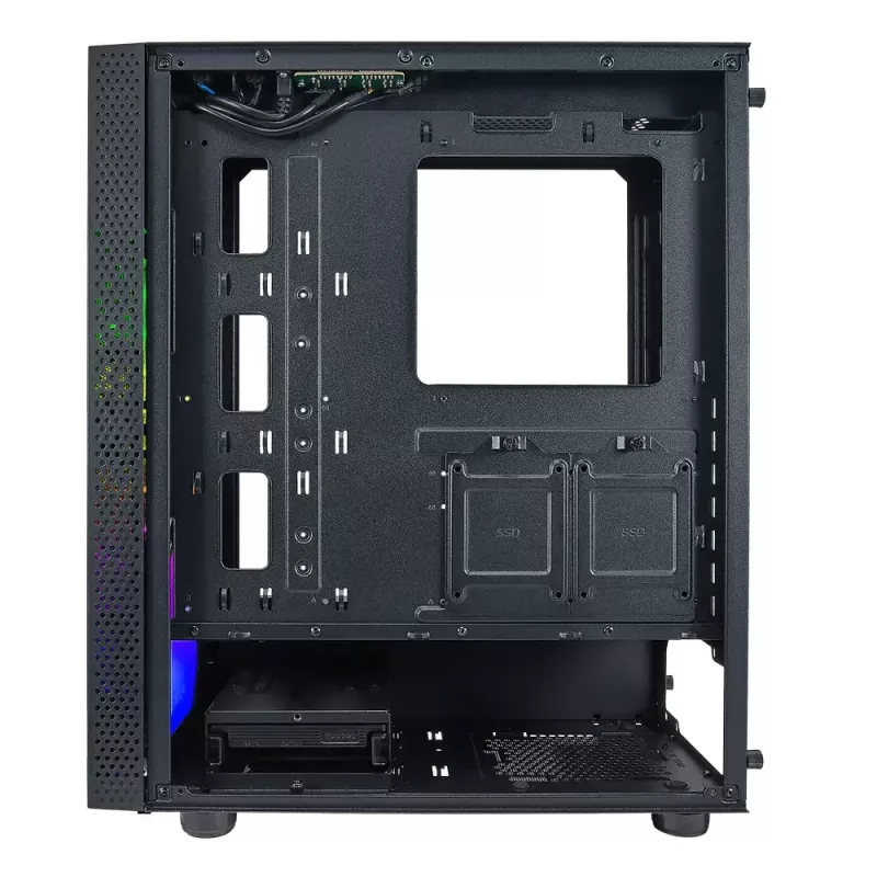 PC korpuss Azza Celesta Midi Tower Black