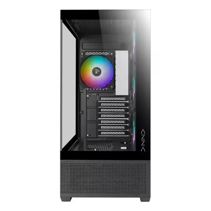 PC korpuss Azza Tiara Midi Tower Black