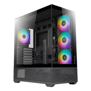 PC korpuss Azza Tiara Midi Tower Black