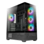 PC korpuss Azza Tiara Midi Tower Black