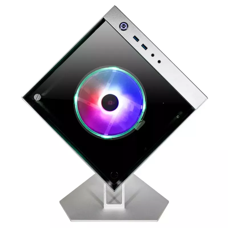 PC korpuss Azza CUBE MINI 805 Cube Silver