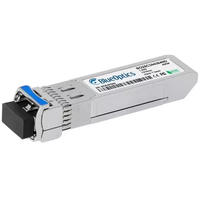 Optiskā šķiedras raiduztvērējs BlueOptics CSFP-BX1310-40-D-BO 1250 Mbit/s cSFP Sudraba