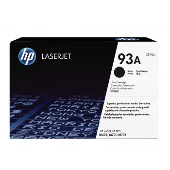 HP 93A Black Original LaserJet Tonera kasetne, 12000 lapas, melna, 1 gab.
