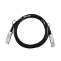 DAC kabelis BlueOptics EMC DAC-QSFP-100G-1M 1m QSFP28 Melns