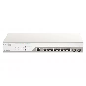 D-Link DBS-2000-10MP/E tīkla slēdzis Pārvaldīts L2 Gigabit Ethernet (10/100/1000) Power over Ethernet (PoE) Pelēks