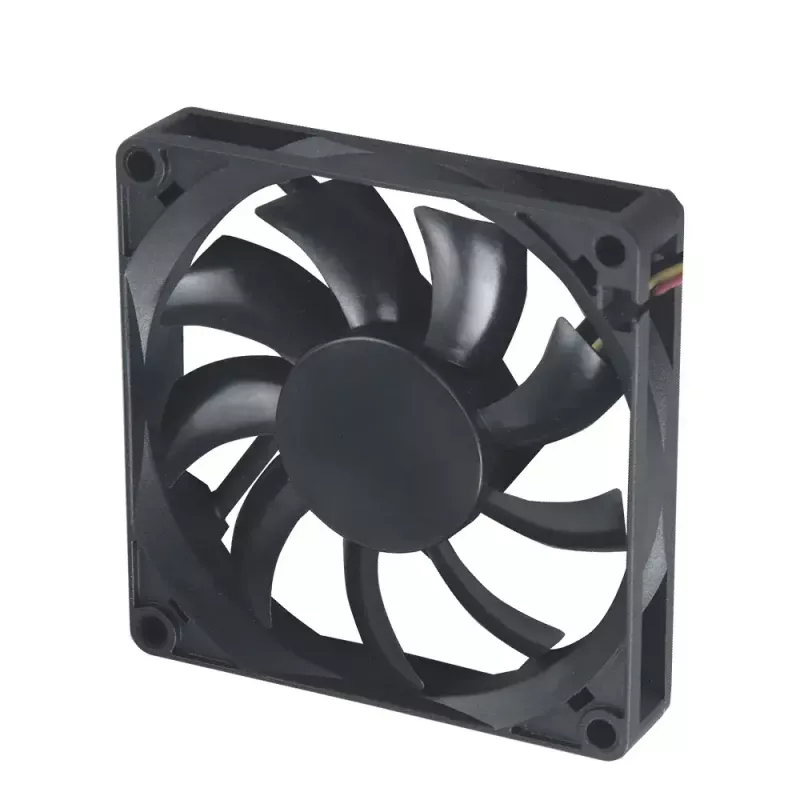 Ventilators Akasa Slimfan DFS801512M 8 cm melns