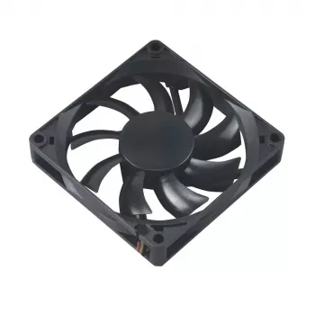 Ventilators Akasa Slimfan DFS801512M 8 cm melns