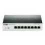 D-Link DGS-1100-08P tīkla slēdzis, pārvaldīts L2, Gigabit Ethernet (10/100/1000), Power over Ethernet (PoE), melns