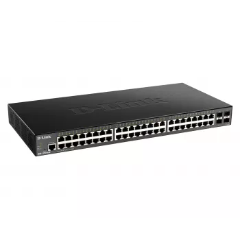 D-Link 48-portu Gigabitu viedais pārvaldāmais slēdzis ar 4 x 10G SFP+