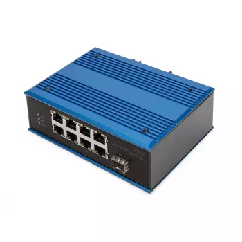Nepārvaldāms slēdzis Digitus DN-651133 8 portu Fast Ethernet industriālais ar 1 SFP augšupsaiti