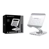 Conceptronic DONN26G, Silver, Planšetdators, Multivides statīvs, Alumīnijs, 100 W, MicroSD (TransFlash), SD, SDHC, SDXC