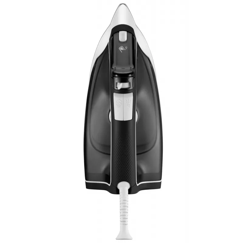 Rowenta DX1530 Dry & Steam gludeklis ar nerūsējošā tērauda zoli 2200 W melns
