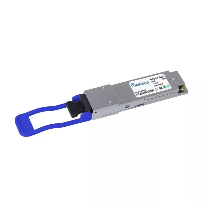 Optiskā raiduztvērēja modulis BlueOptics E100GQSFP28LRX-BO QSFP28 LC