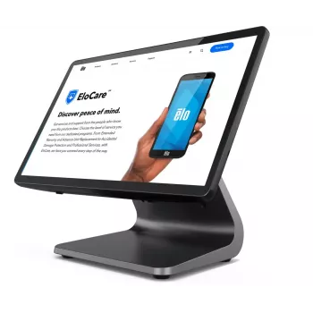 POS monitors Elo Touch Solutions E849902 15.6 collas (39,6 cm) LED 1920×1080, 8 GB RAM, 128 GB SSD, Intel 3,6 GHz, melns